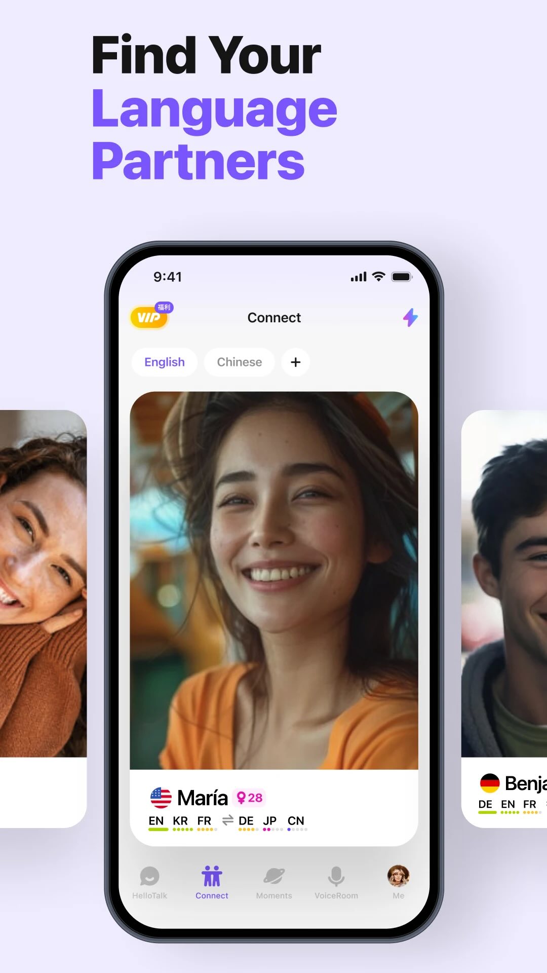 HelloTalk app screenshot